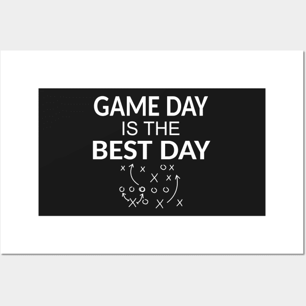 Game Day is the Best Day Wall Art by Mas Design